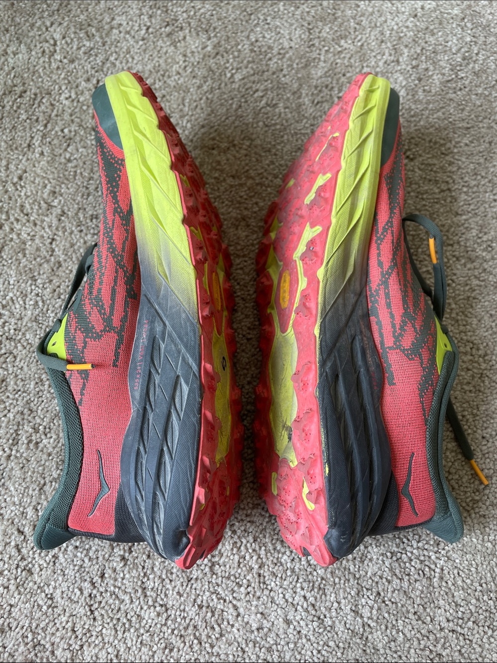 Hoka Speedgoat 5 Men's Running Shoes Sneakers 11.5 Athletic Lightweight Trail - Picture 9 of 15